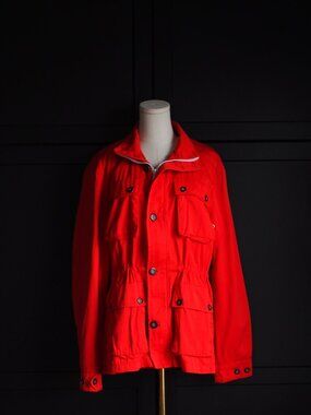 H&M | Red Utility Field Jacket